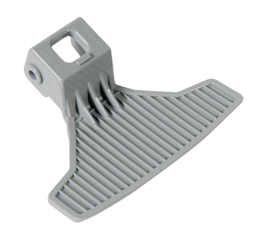 Ручка люка стиральной машины Beko, Blomberg 2828780200, Hansa 1040041, серая