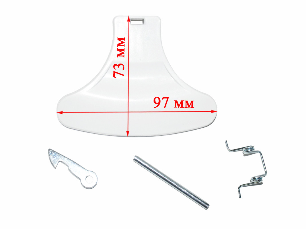 Ручка люка стиральной машины Indesit, Ariston, в сборе, C00096865, 482000028169