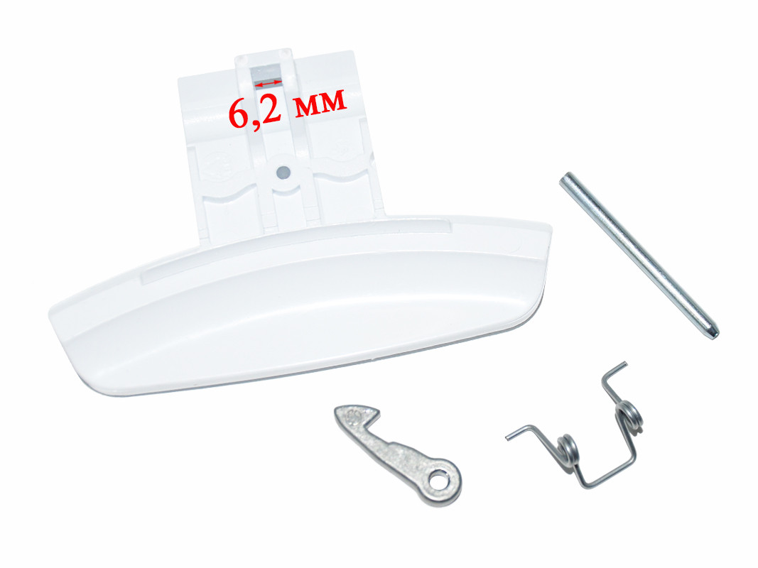 Ручка люка стиральной машины Indesit, Ariston, Whirlpool (комплект в сборе) C00116576, оригинал