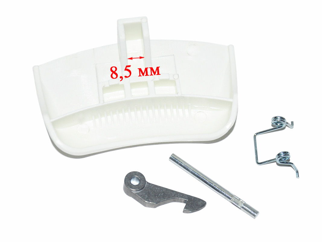 Ручка люка стиральной машины Indesit, Ariston белая C00141736