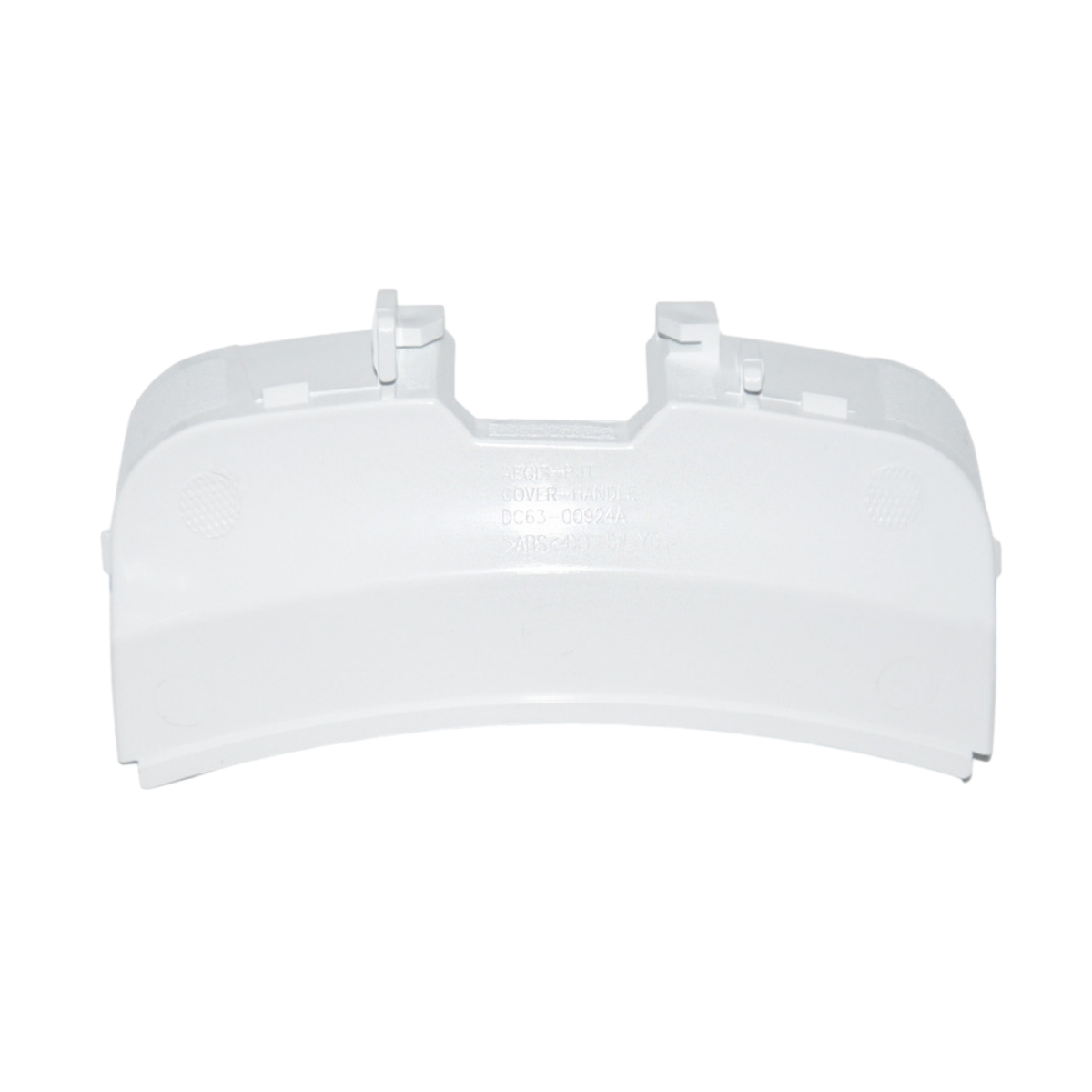 Накладка ручки люка стиральной машины Samsung белая DC63-00924A