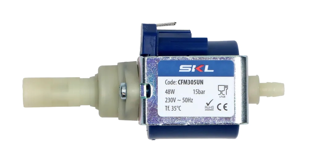 Насос SKL 48W 650cc/min 15bar 2/1мин 220V, (пластиковый носик)