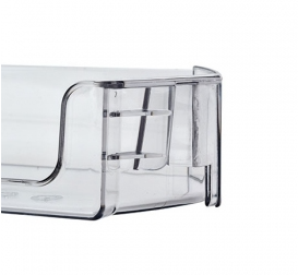 Полка балкон двери холодильника Gorenje 435х110х50мм (прозрачный) 196690, 318413, оригинал
