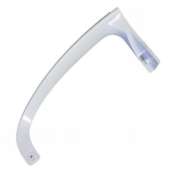 Ручка холодильника Indesit, Ariston, Whirlpool нижняя, L230/218мм, 857155 белая