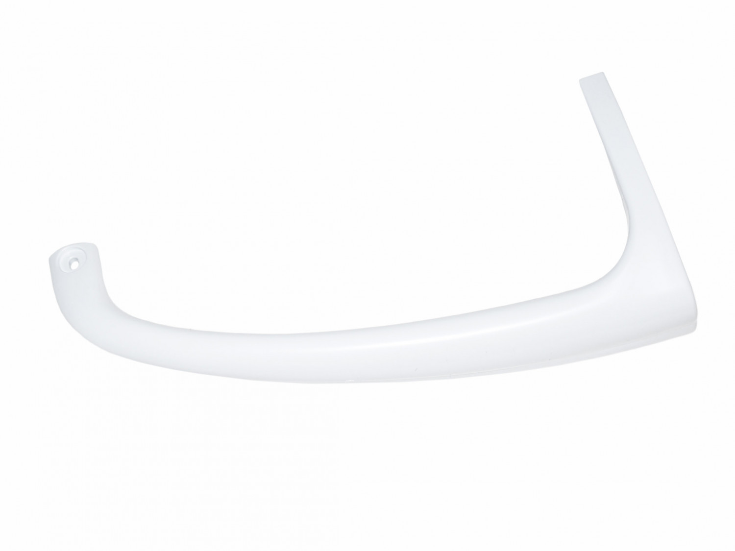 Ручка холодильника Indesit, Ariston, Whirlpool нижняя, L230/218мм, 857155 белая