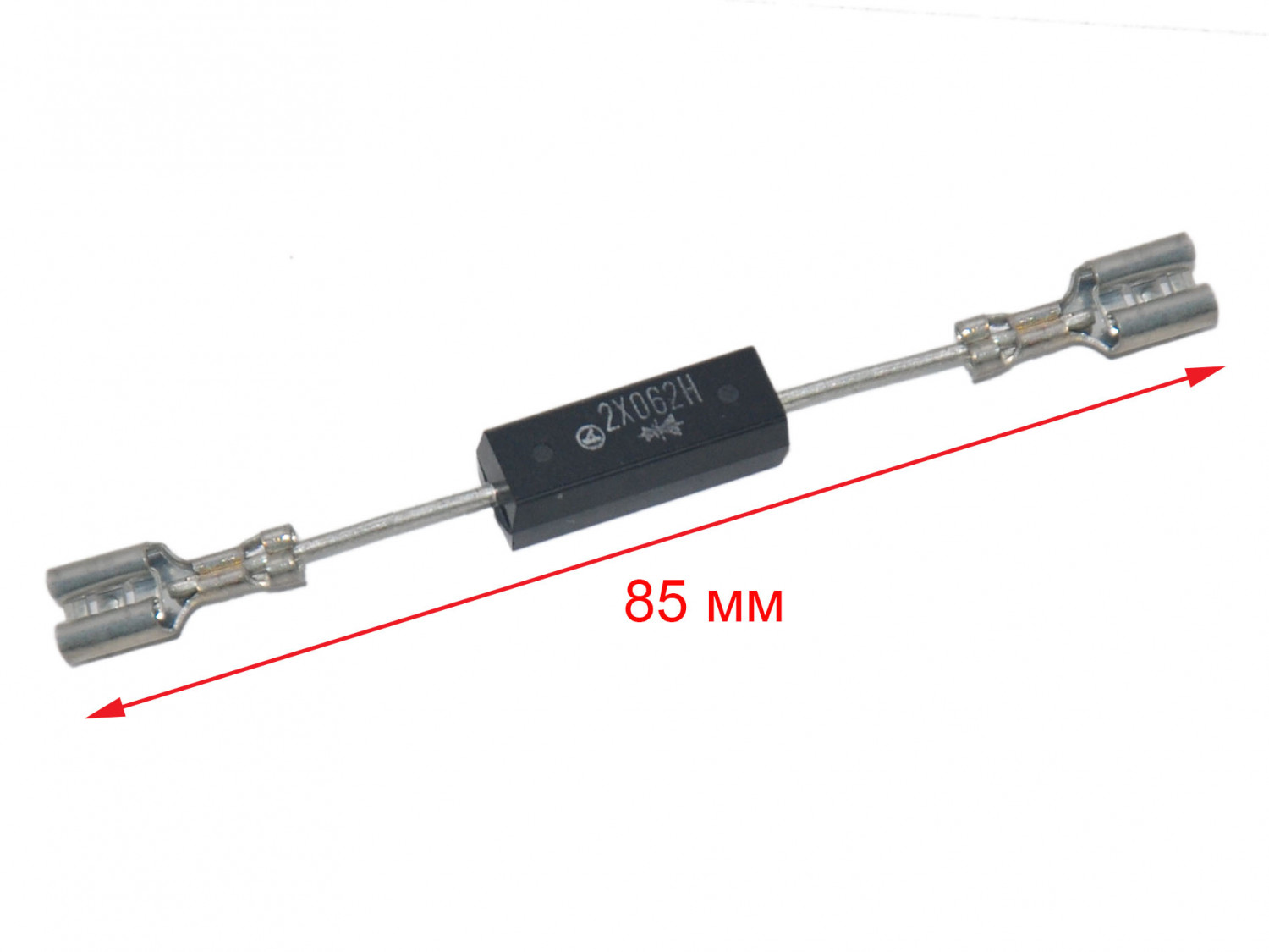Диод СВЧ печи высоковольтный 6KV 100mA клеммы 2X062H