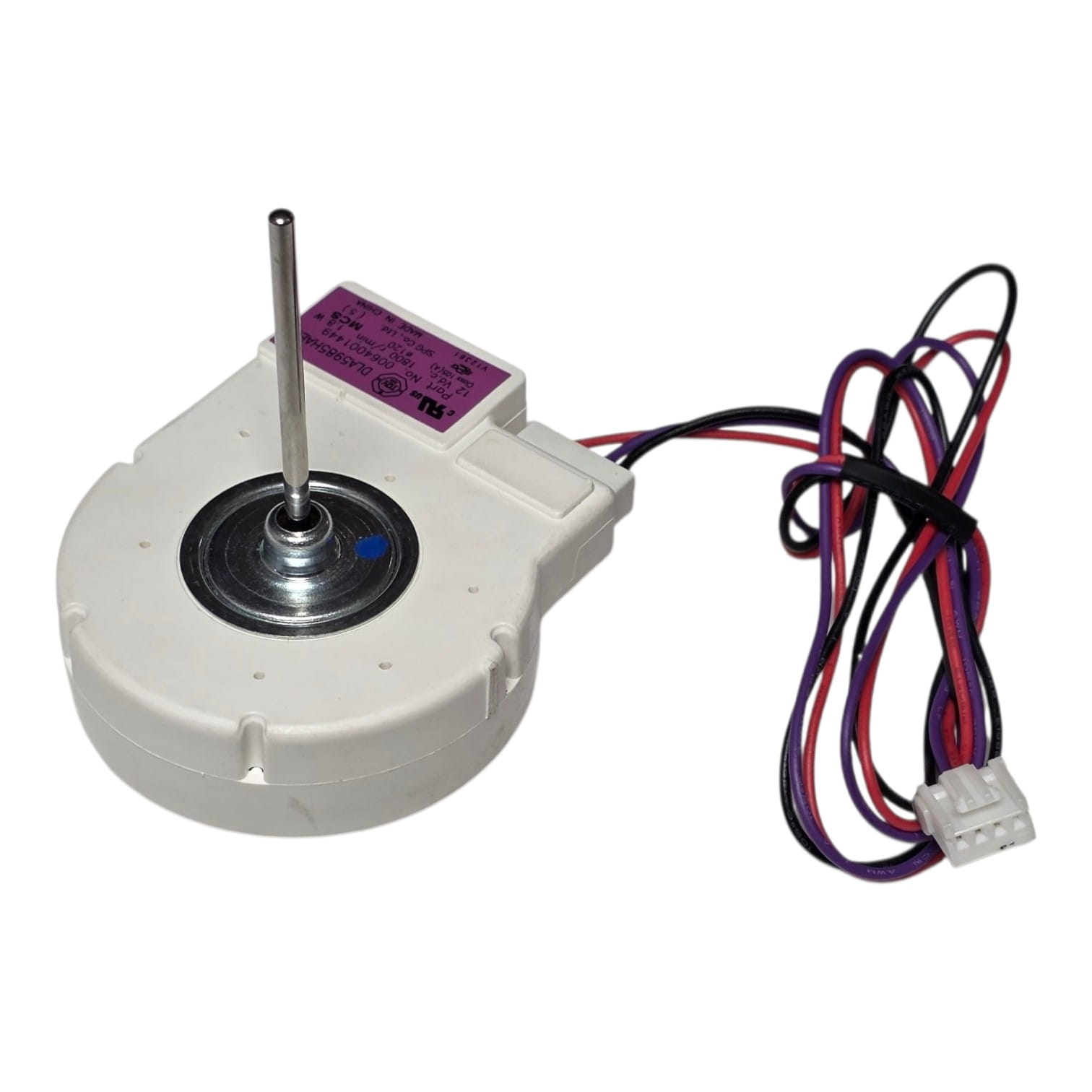 Двигатель вентилятора холодильника Haier DLA5985HAEF, DC12V, 1,8W, 1800 об./мин. 0064001449