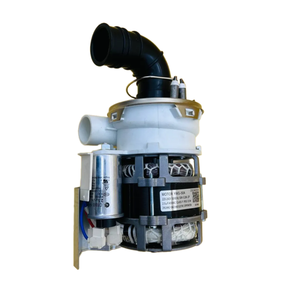 Циркуляционный насос в сборе с ТЭНом посудомоечной машины Haier 0120400566B, оригинал