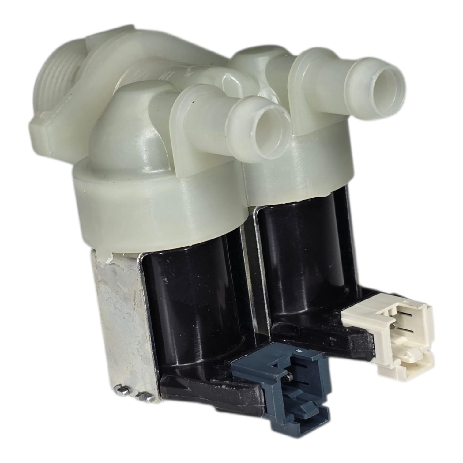 Клапан заливной 2х180 220V стиральной машины Candy, Haier 41040283, 0530075993