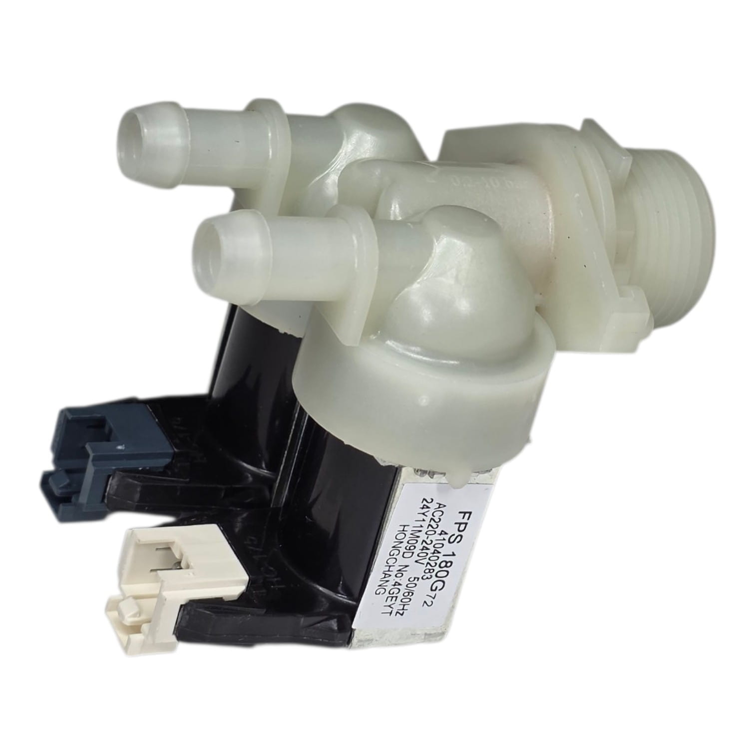 Клапан заливной 2х180 220V стиральной машины Candy, Haier 41040283, 0530075993